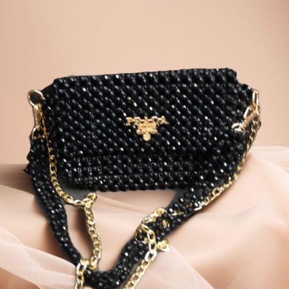 Black Beads Bag